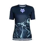 Fox W Ranger SS Maillot Img Print Bleu Arctique