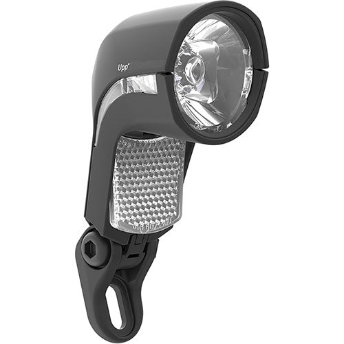 Busch + Müller Lumotec Upp DC Éclairage avant noir/transparent