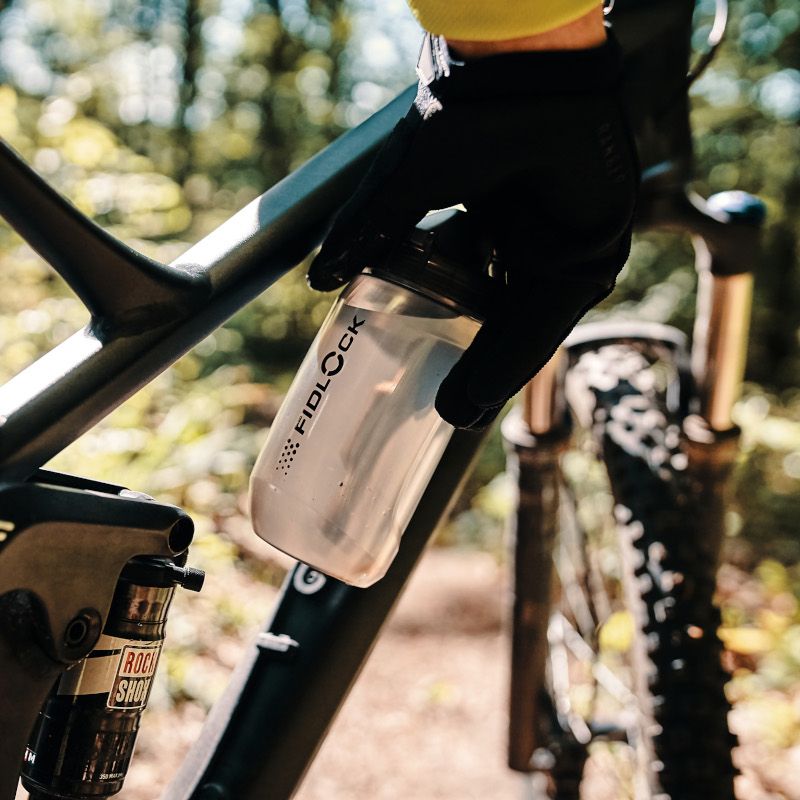Fidlock Twist Bottle 450 incl. support noir/transparent