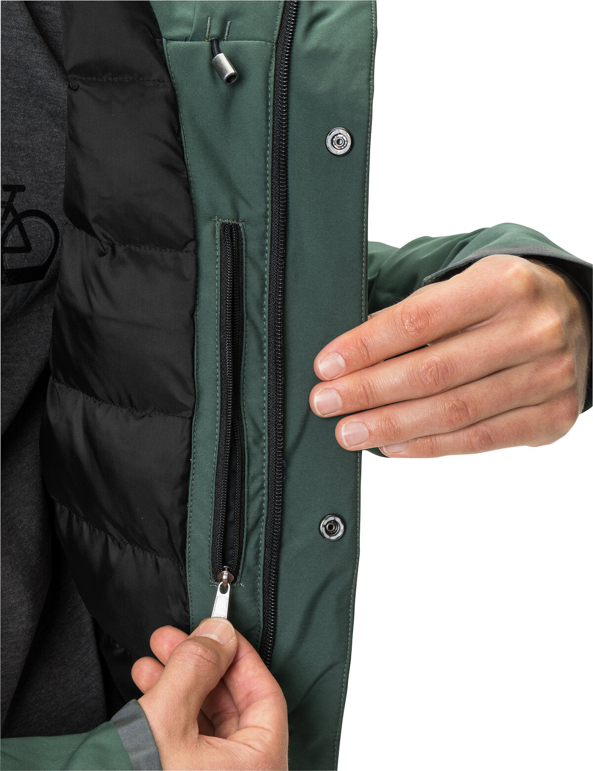 VAUDE Cyclist Warm Rain Jacket homme vert