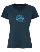 VAUDE T-shirt cycliste femme V dark sea/dark sea