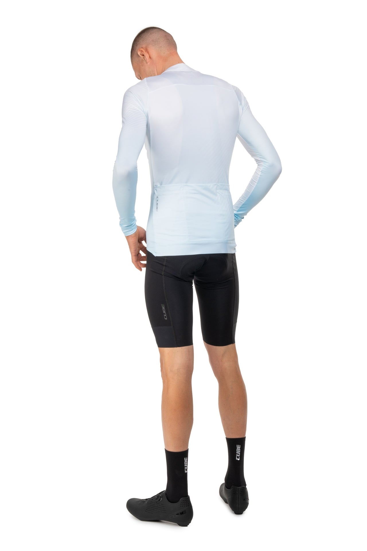 Cube ROAD/XC Maillot manches longues protection UV turquoise