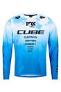 Cube Maillot VTT X Actionteam manches longues black´n´white