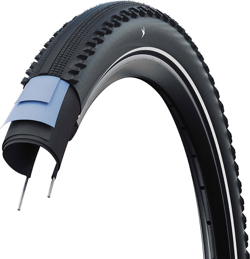 Schwalbe Motion HURRICANE E-50 Addix 54-559 noir-réfléchissant