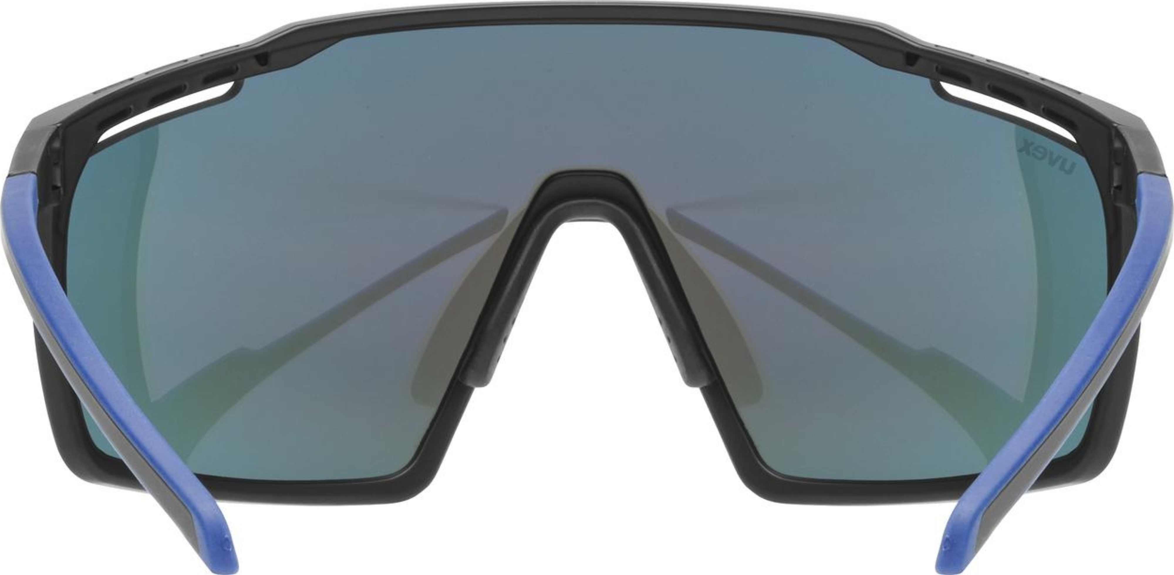 uvex Mtn Perform lunettes de vélo Noir-Bleu Mat / Miroir Bleu