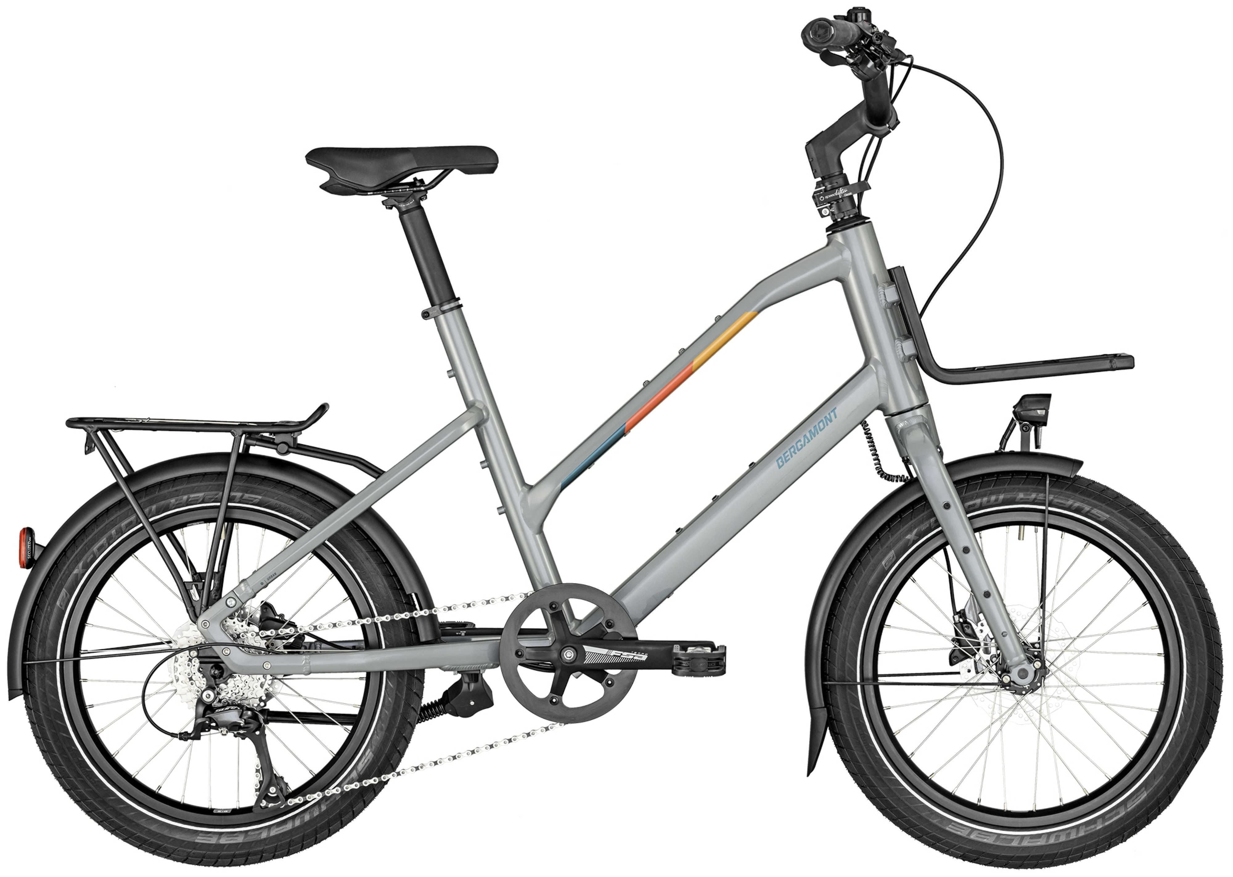 Bergamont Hans-On Compact gris mortier brillant