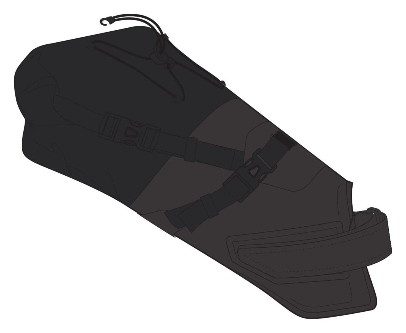 VAUDE Trailsaddle Compact Sacoche de selle noir