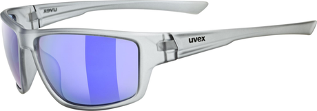 uvex Sportstyle 230 Lunettes de vélo Fumé Transparent / Miroir Bleu