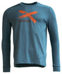 Zimtstern Crewz Shirt ML Homme Bleu Acier