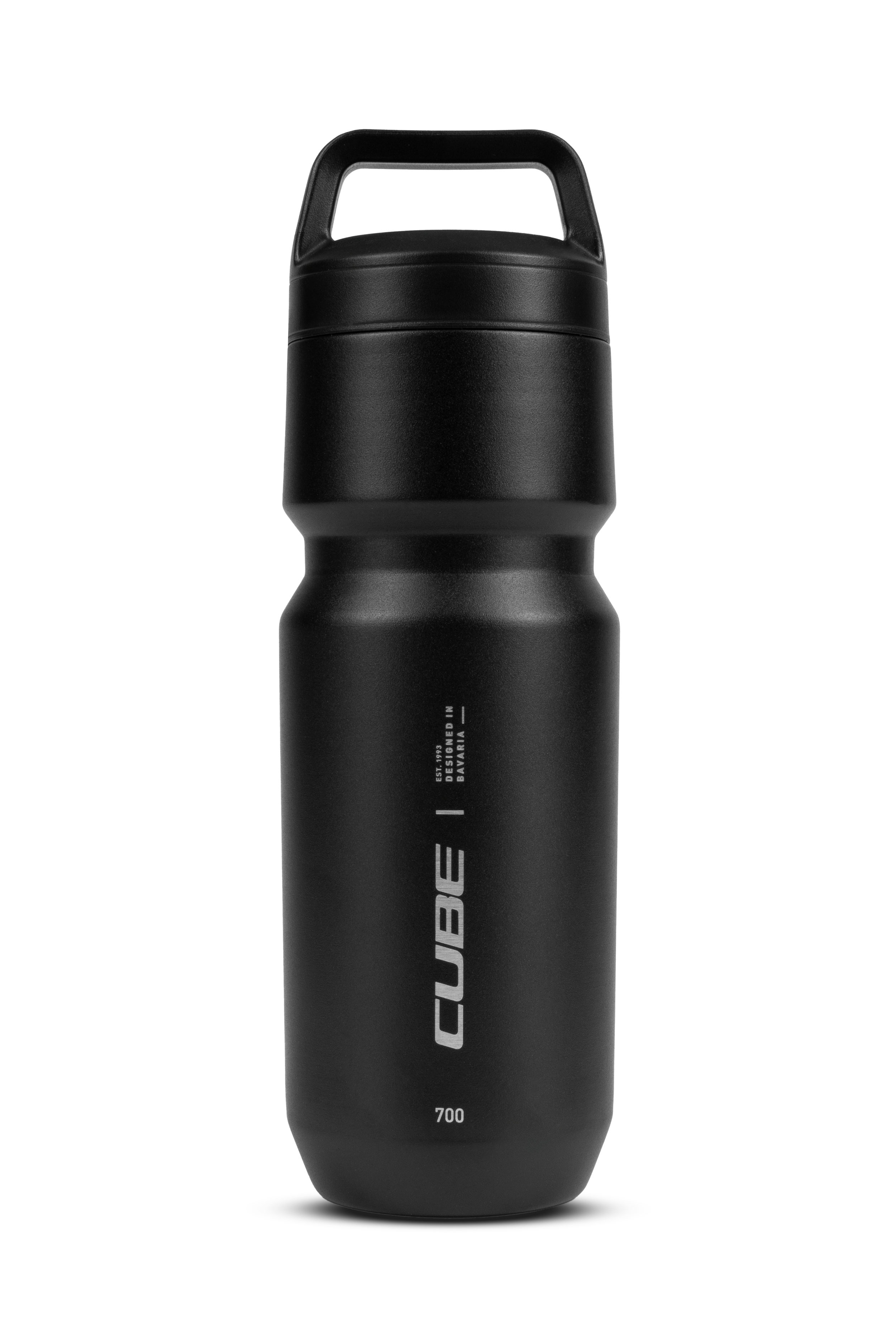 Cube bouteille en acier inoxydable Arc 700 black