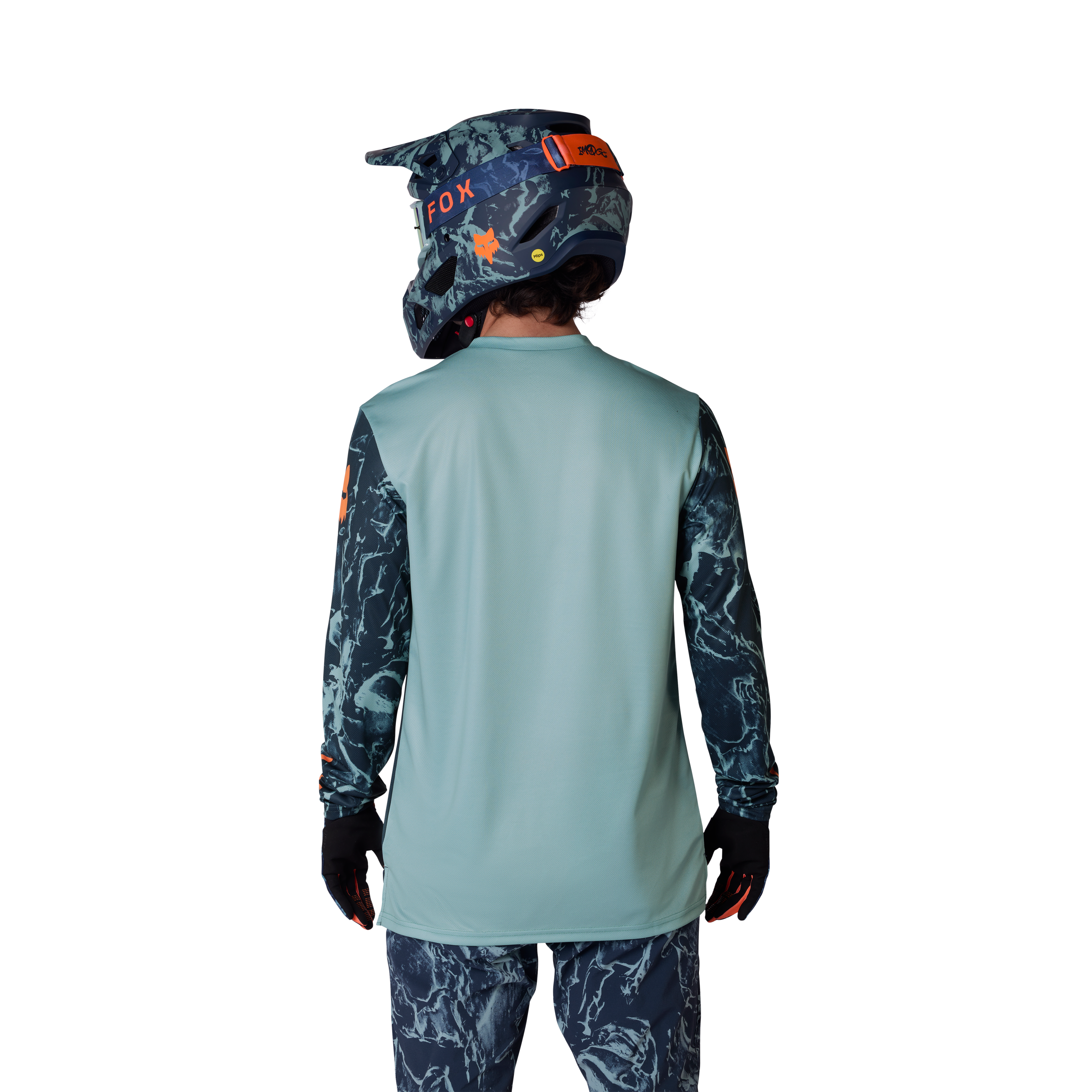 Fox Ranger LS Maillot Img Print Bleu Arctique
