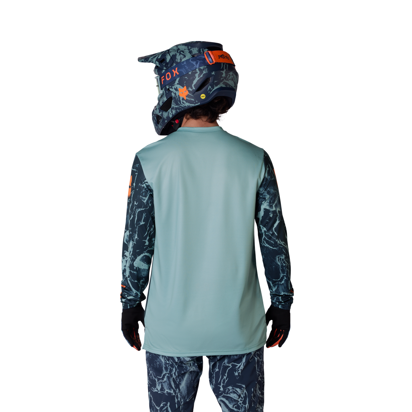 Fox Ranger LS Maillot Img Print Bleu Arctique