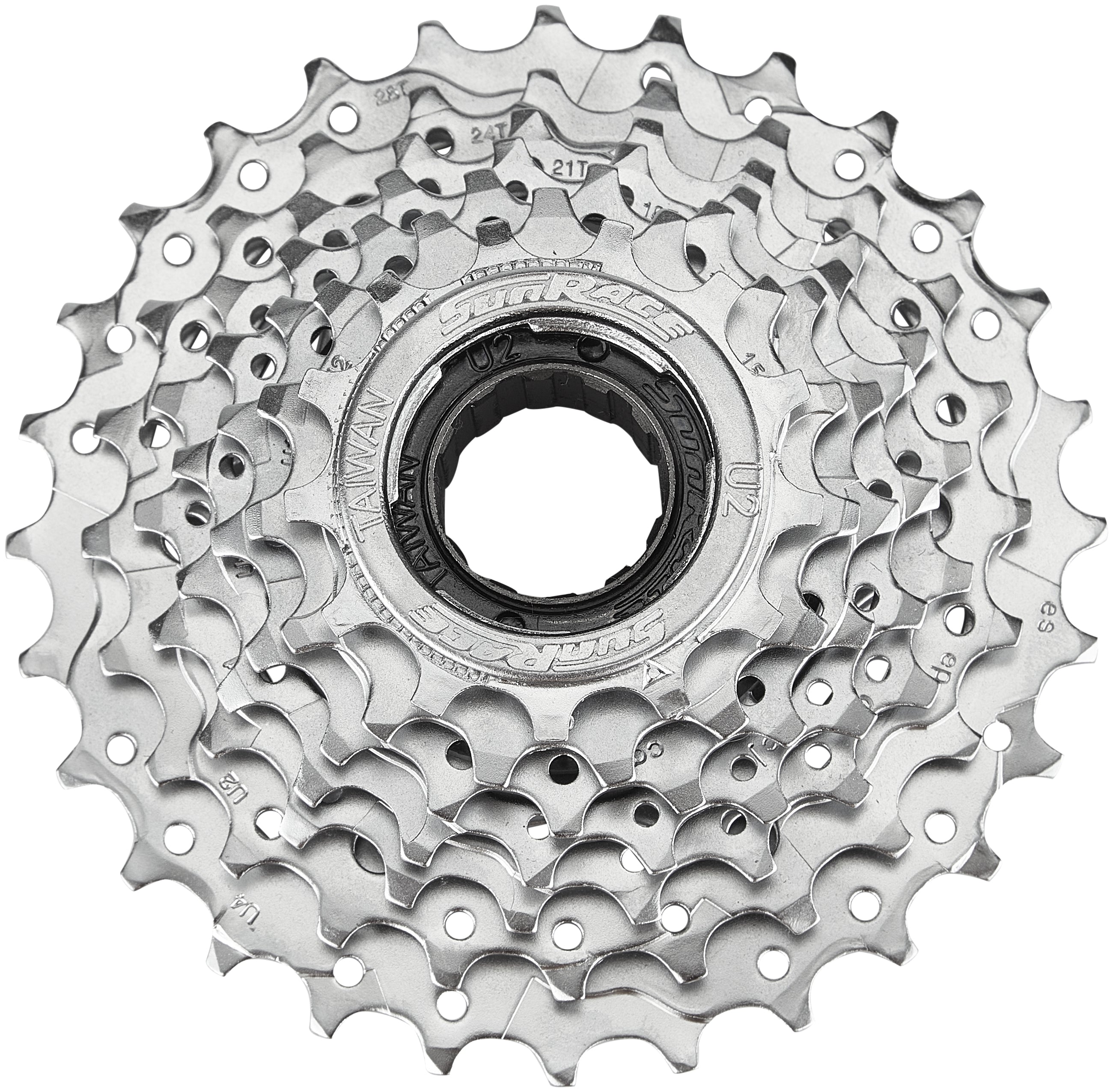 SunRace MFM30 roue libre 7 vitesses 13-28 dents argent