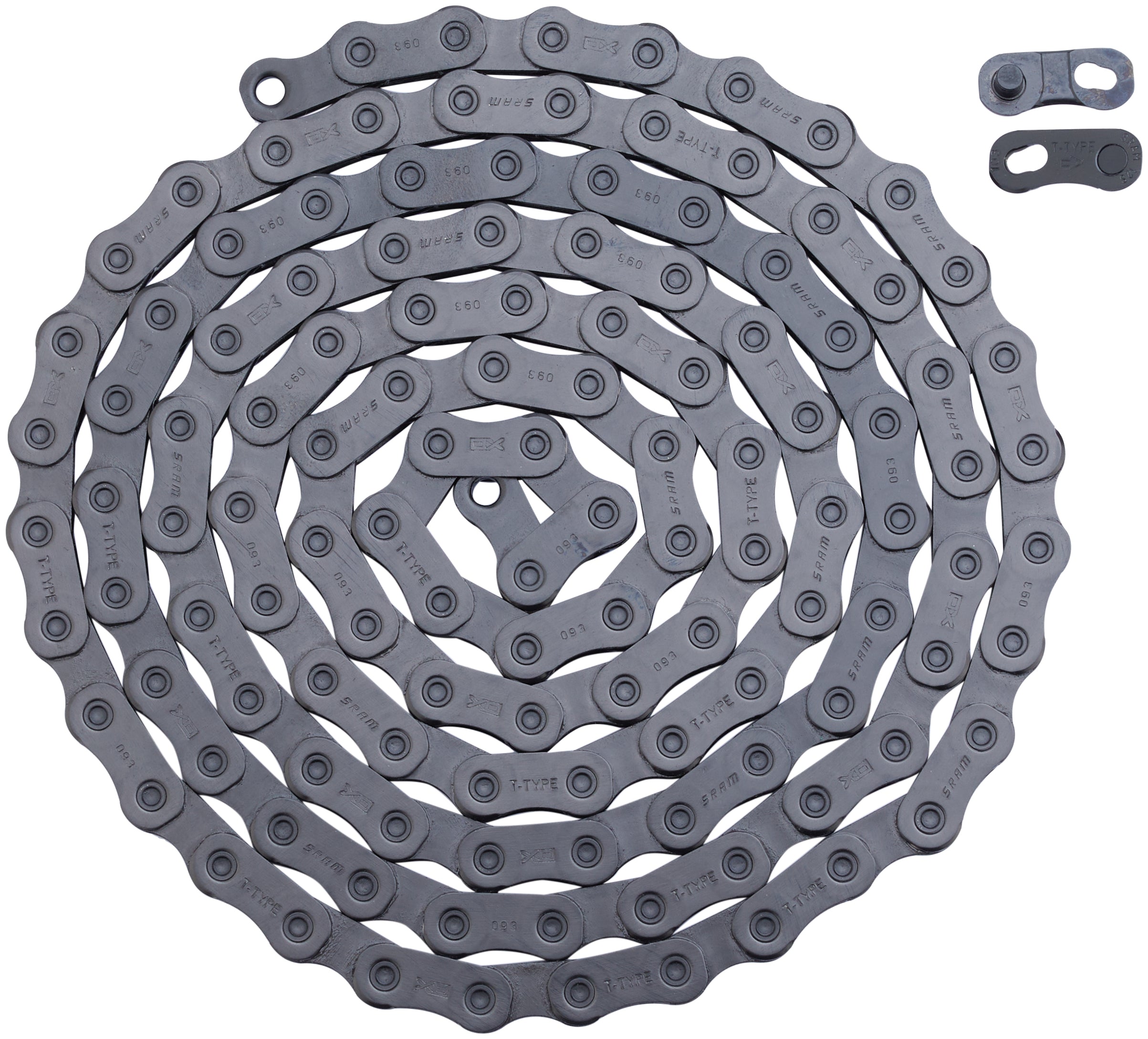 Chaîne SRAM X0 Eagle T-Type 12 vitesses 126 maillons incluant PowerLock noir