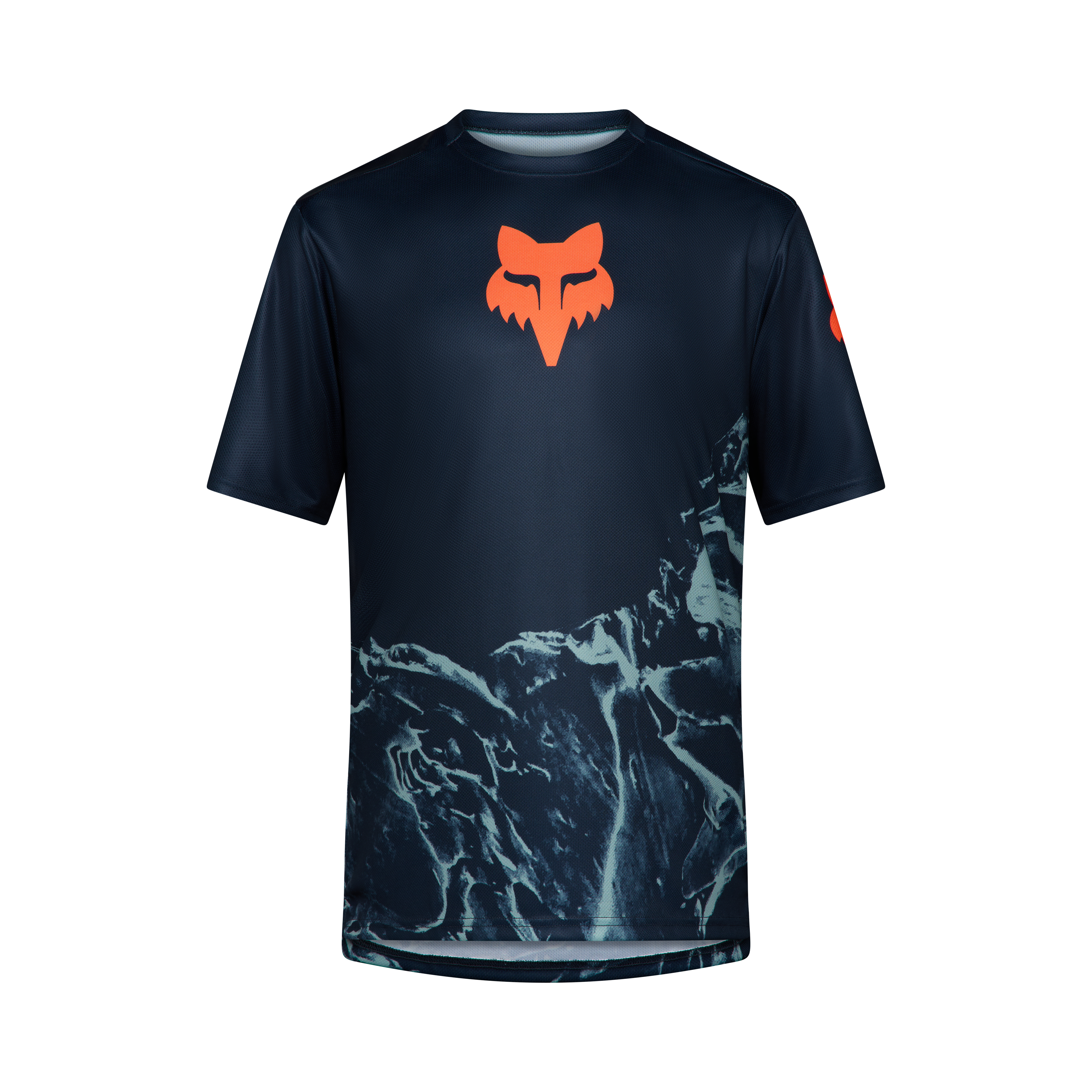 Fox YTH Ranger SS Maillot Img Print Bleu Arctique