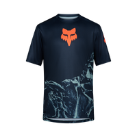 Fox YTH Ranger SS Maillot Img Print Bleu Arctique