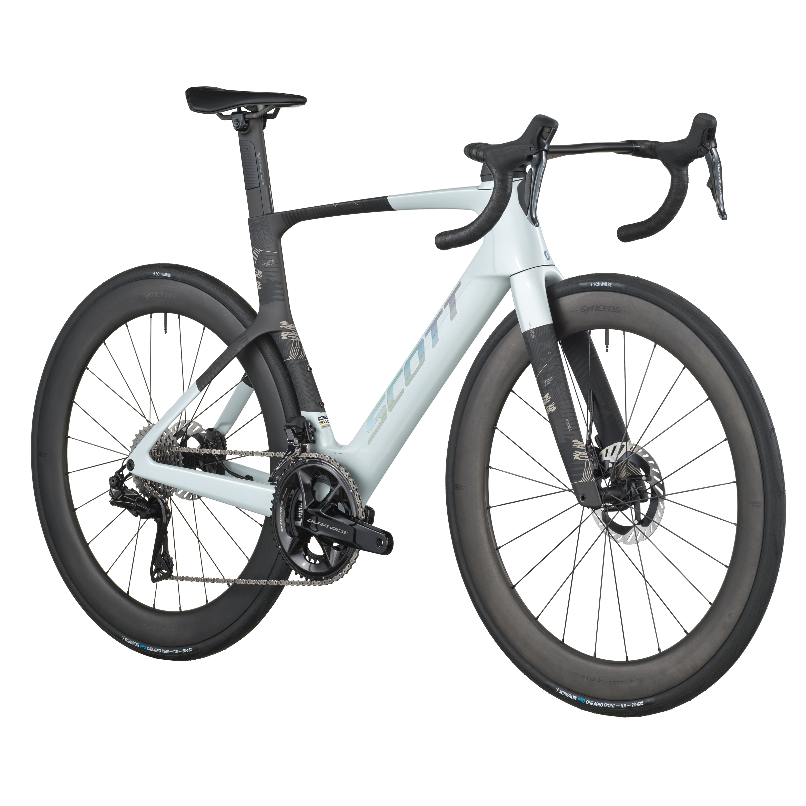 Scott Foil RC Pro blanc cumulus/carbone noir