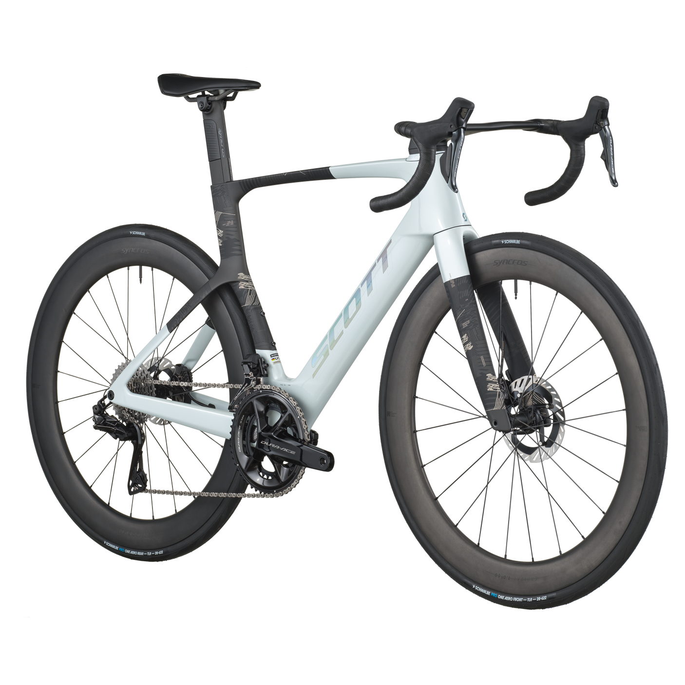 Scott Foil RC Pro blanc cumulus/carbone noir