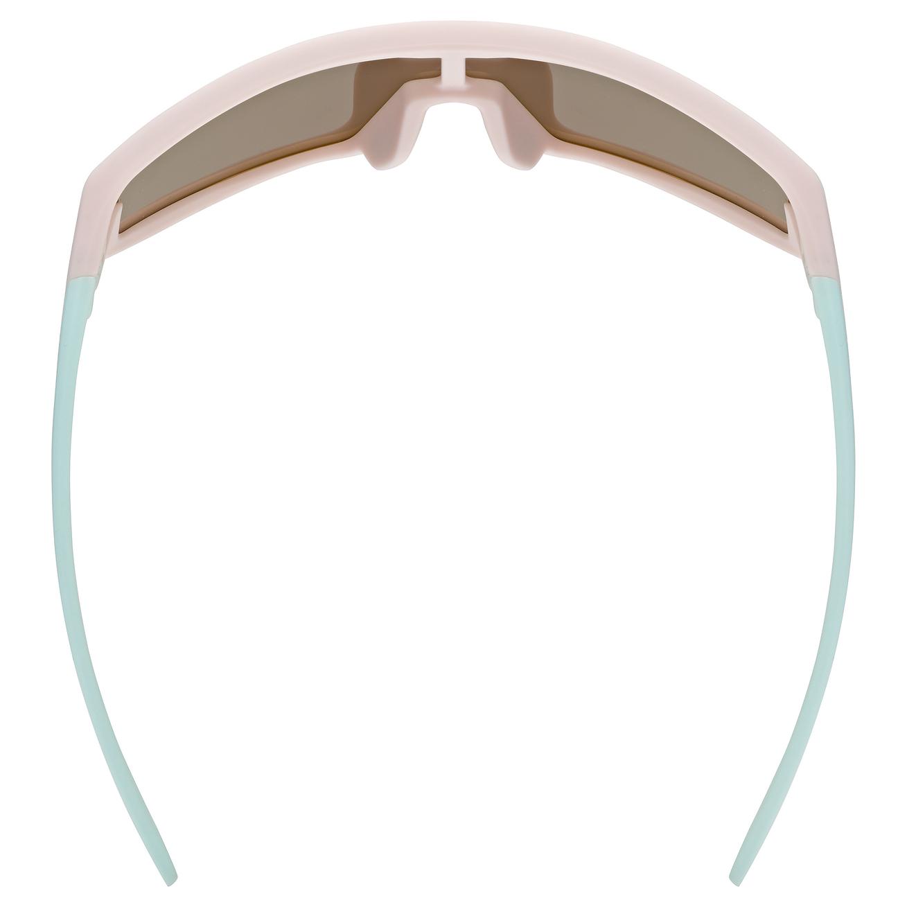 uvex Skyryse Jr. Lunettes de vélo Rose-Vert Mat / Miroir Rose