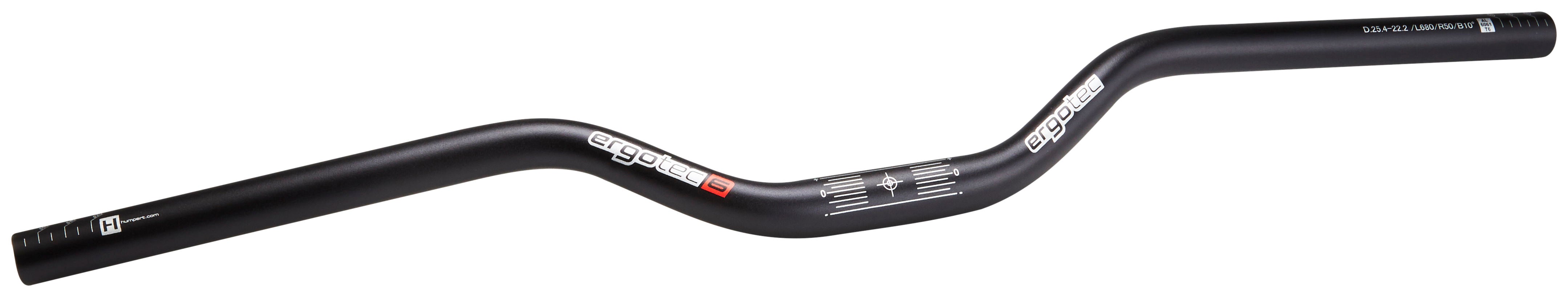 Humpert XtasY Riser-Bar Ø25,4 680mm alu noir