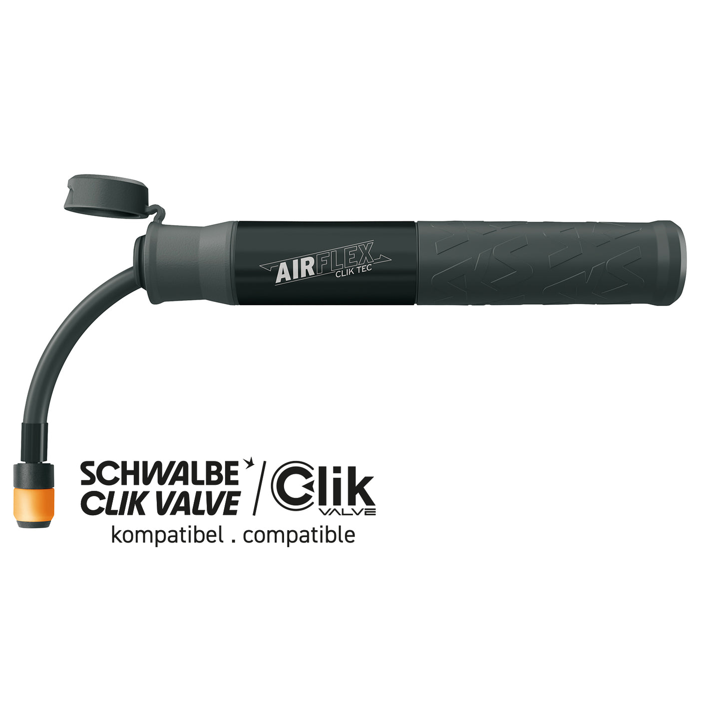 SKS Germany AIRFLEX EXPLORER - CLIK TEC Mini-pompe Noir