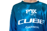 Cube MTB Trikot ROOKIE X Actionteam langarm blue´n´green