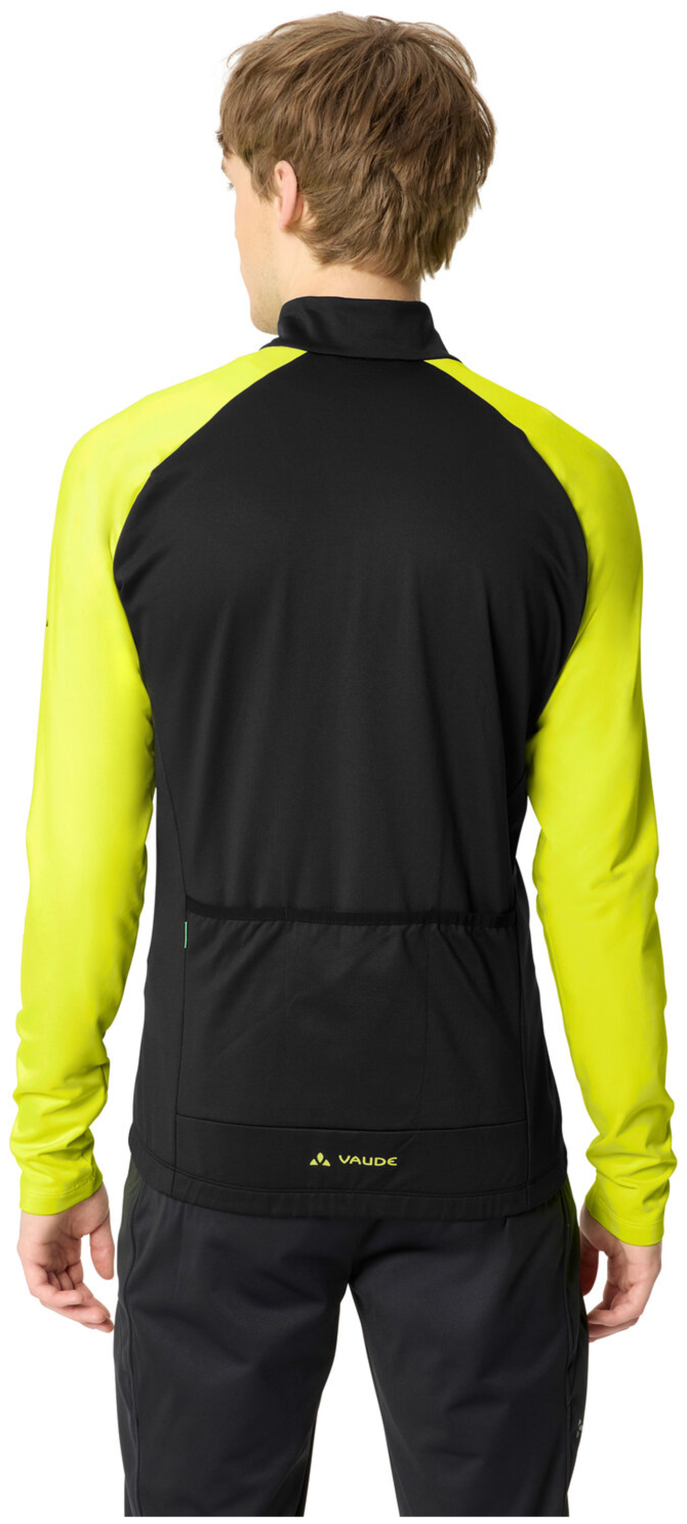 VAUDE Homme Posta LS Tricot II jaune néon