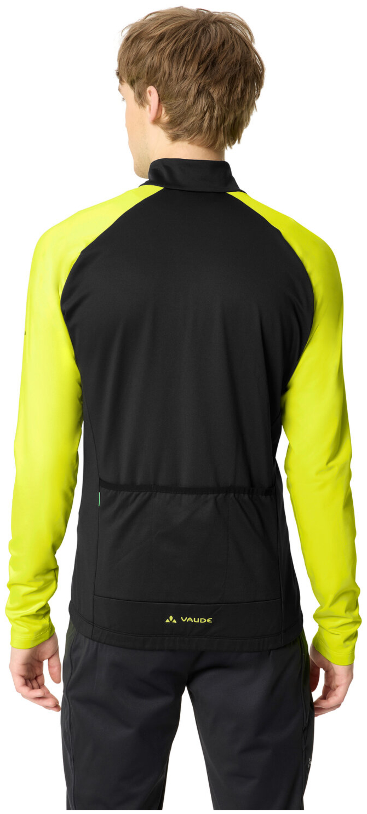 VAUDE Homme Posta LS Tricot II jaune néon