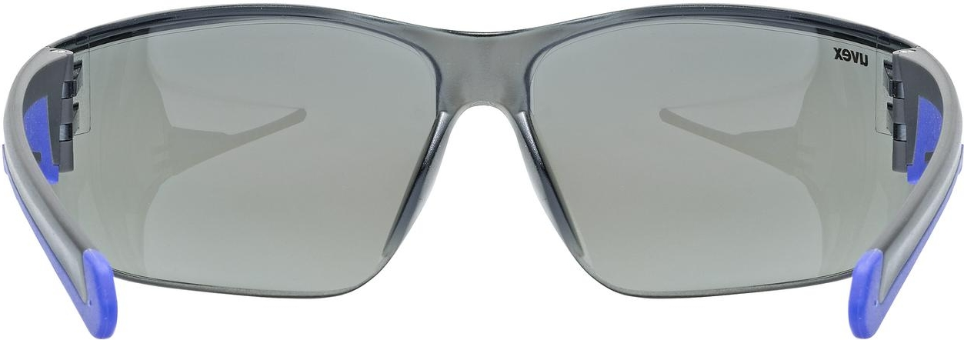 uvex Equate lunettes de vélo Noir-Bleu Mat / Miroir Bleu