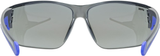 uvex Equate lunettes de vélo Noir-Bleu Mat / Miroir Bleu