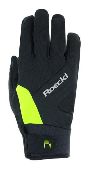 Gants Roeckl Reichenthal 2 Jr. Junior noir/jaune fluo