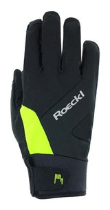 Gants Roeckl Reichenthal 2 Jr. Junior noir/jaune fluo