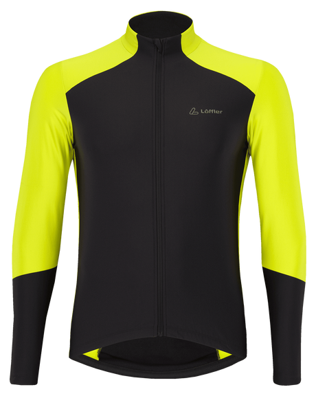 Löffler M Maillot VTT Manches Longues Combo Mid Noir/Jaune Néon