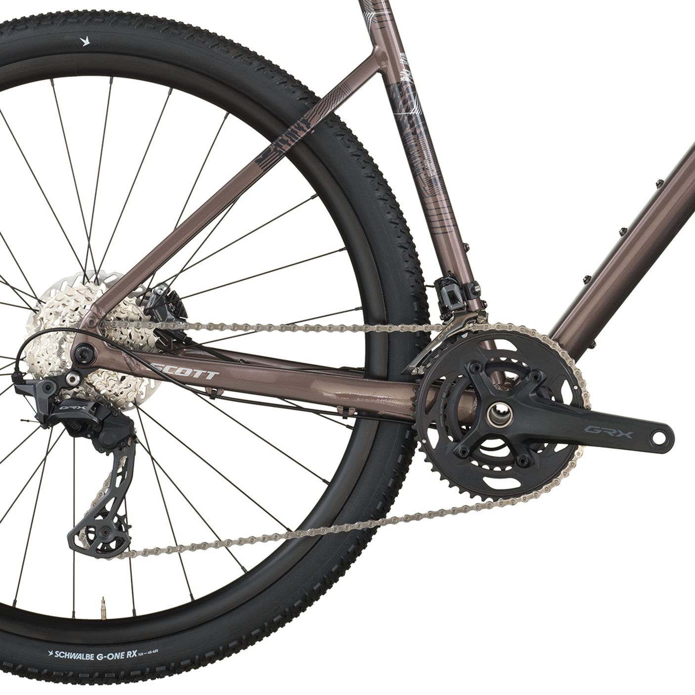 Scott Speedster Gravel Team prune gris