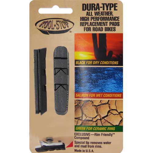 Kool Stop Dura Type patins de frein pour jantes en aluminium noir