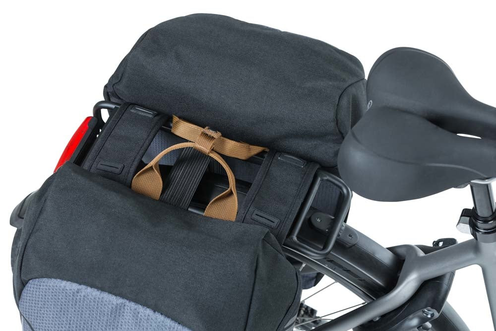 Basil Miles Sacoche double pour porte-bagages 34l bleu/noir