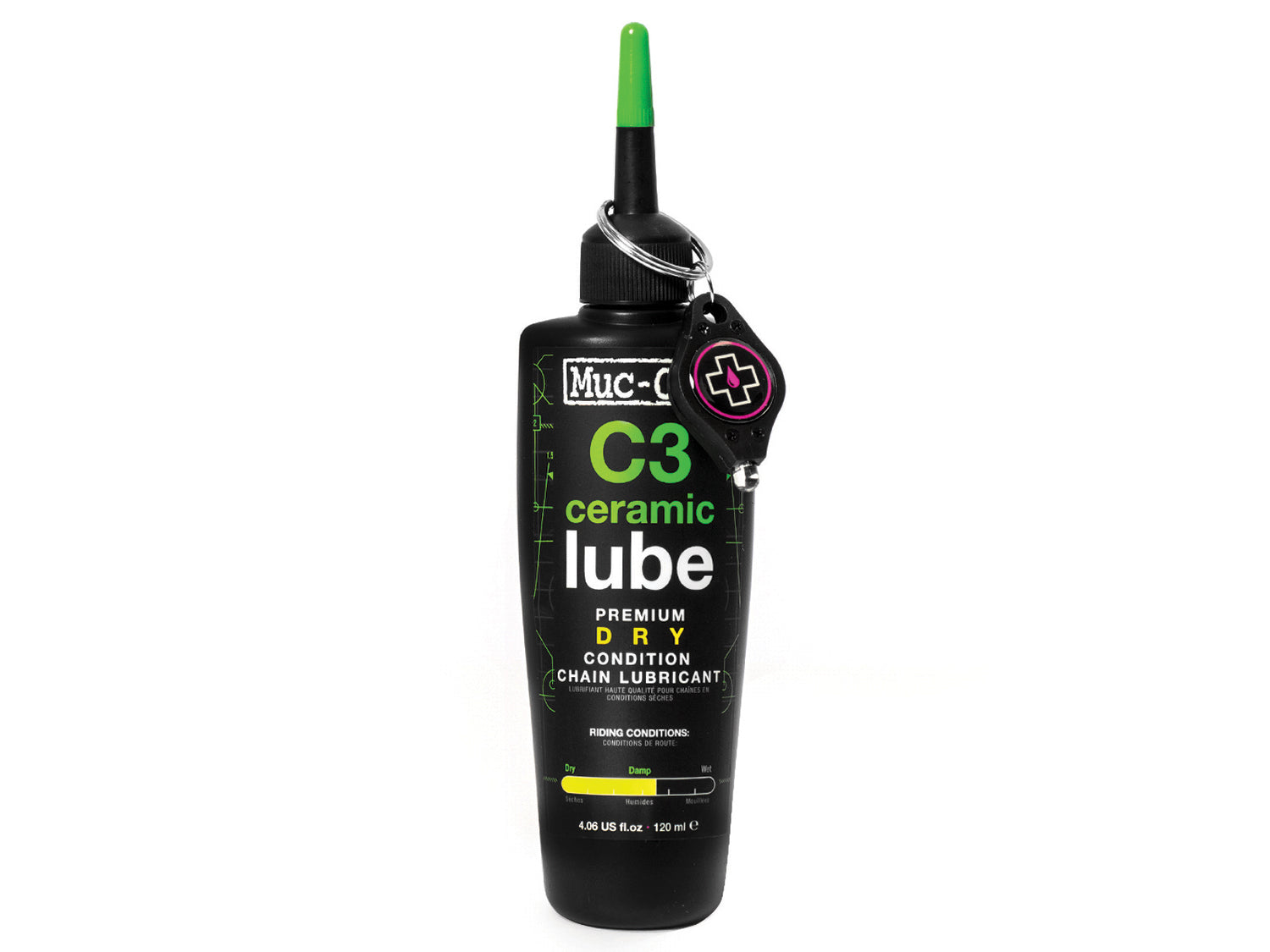 Muc-Off C3 Dry Ceramic Lube Lubrifiant chaîne 120ml