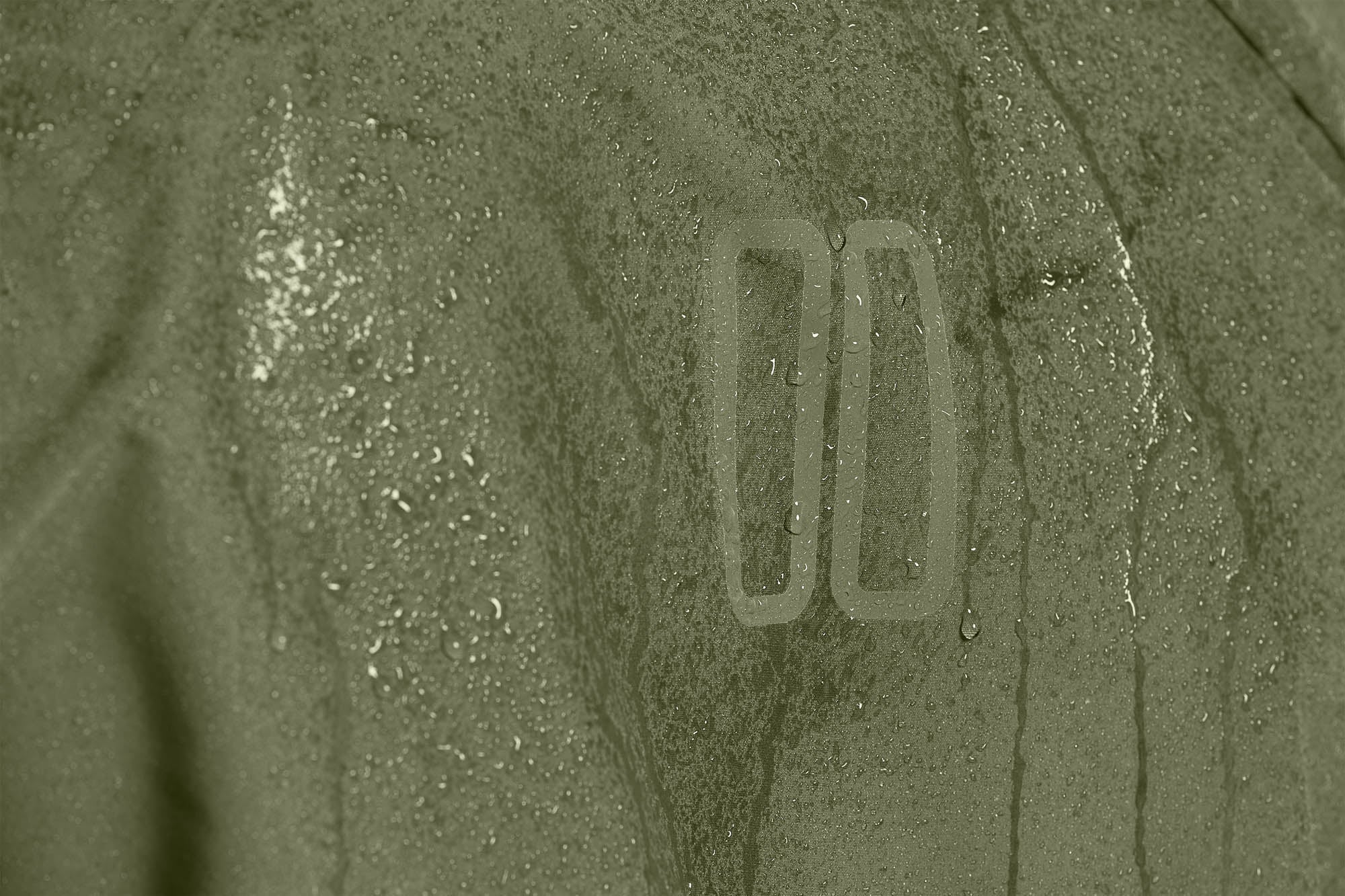 Basil Mosse parka de pluie homme olive