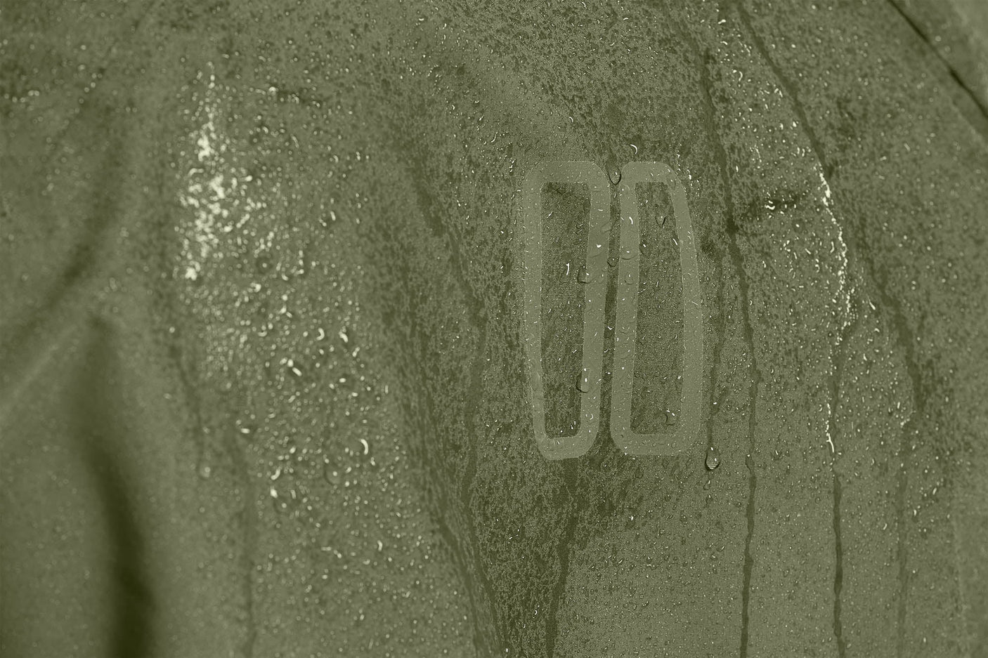 Basil Mosse parka de pluie homme olive