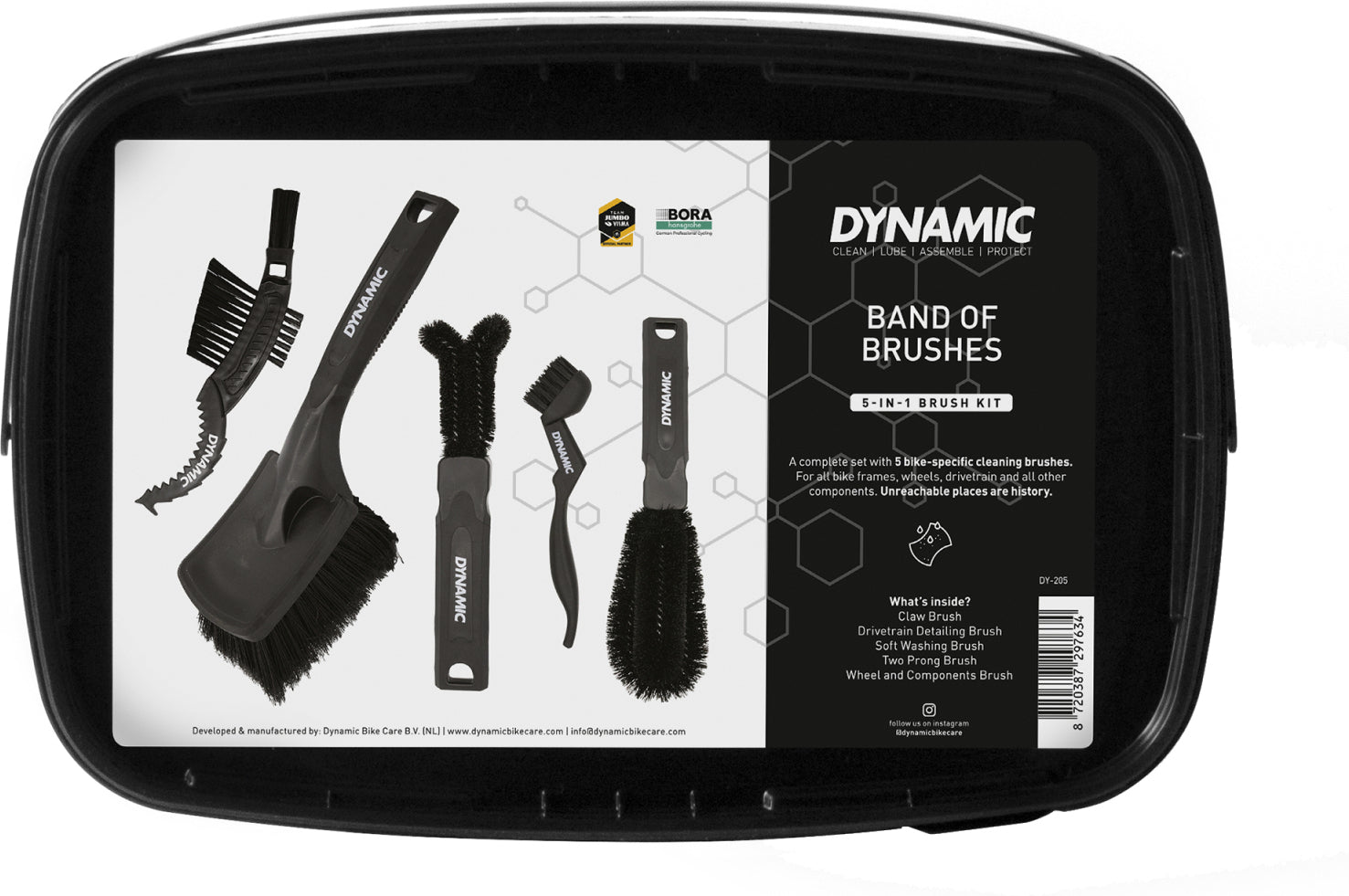 Bande dynamique de brosses