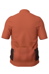 Cube GRAVEL Maillot Full Zip CARGO manches courtes rouge