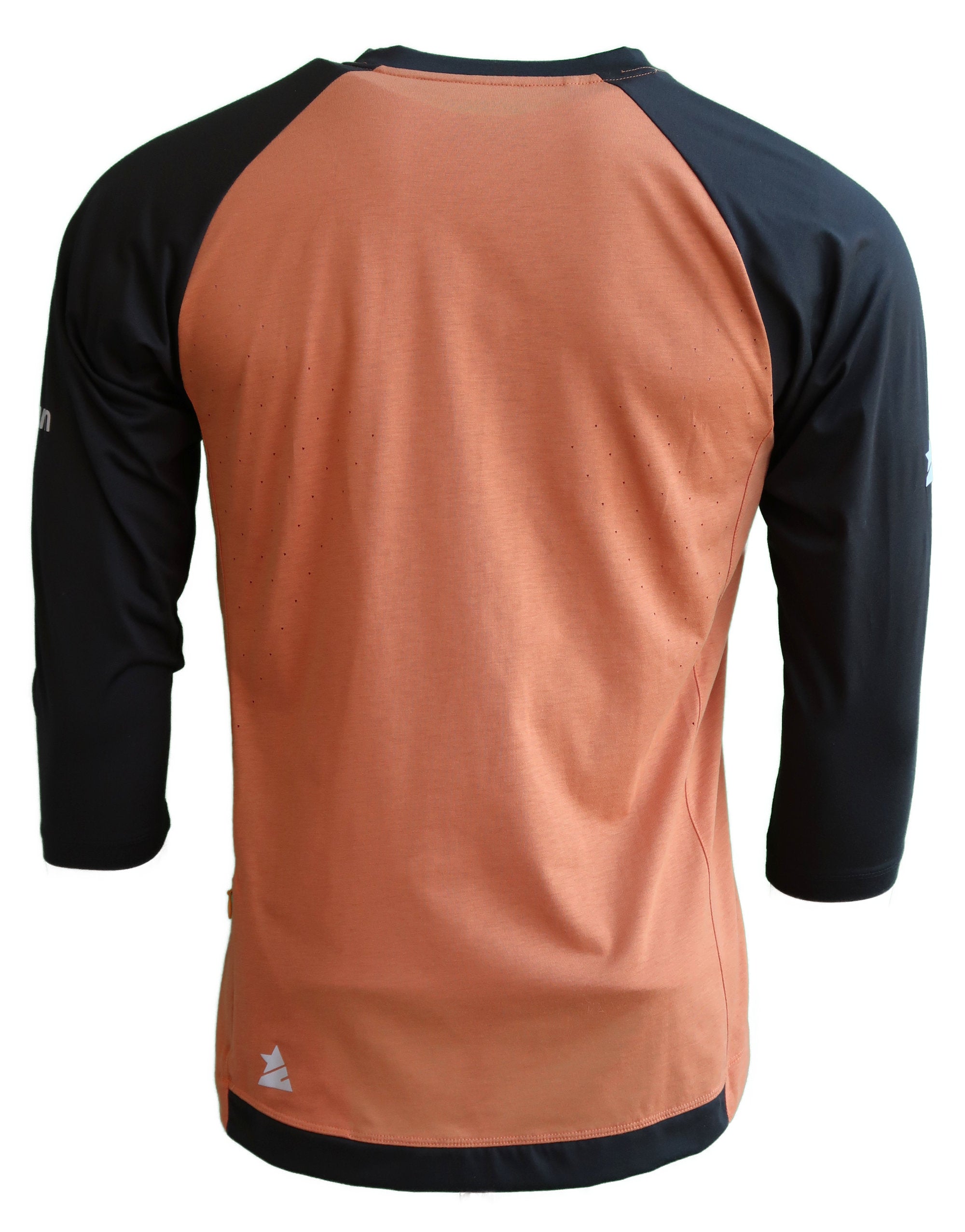 Zimtstern PureFlowz Shirt 3/4 Homme Orange Brûlé/ Pirate Black