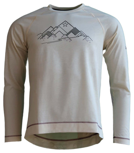 Zimtstern PureFlowz Eco Shirt LS Homme Crème