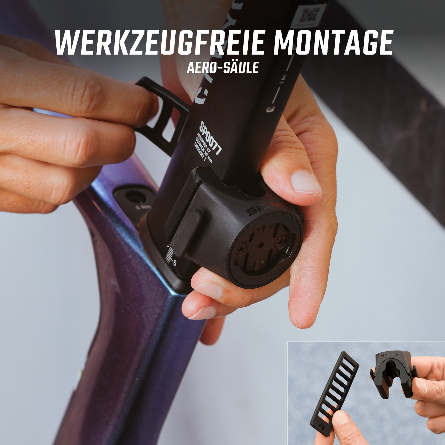 Sigma RECO 80 Link Radar avec feu arrière homologué StVZO