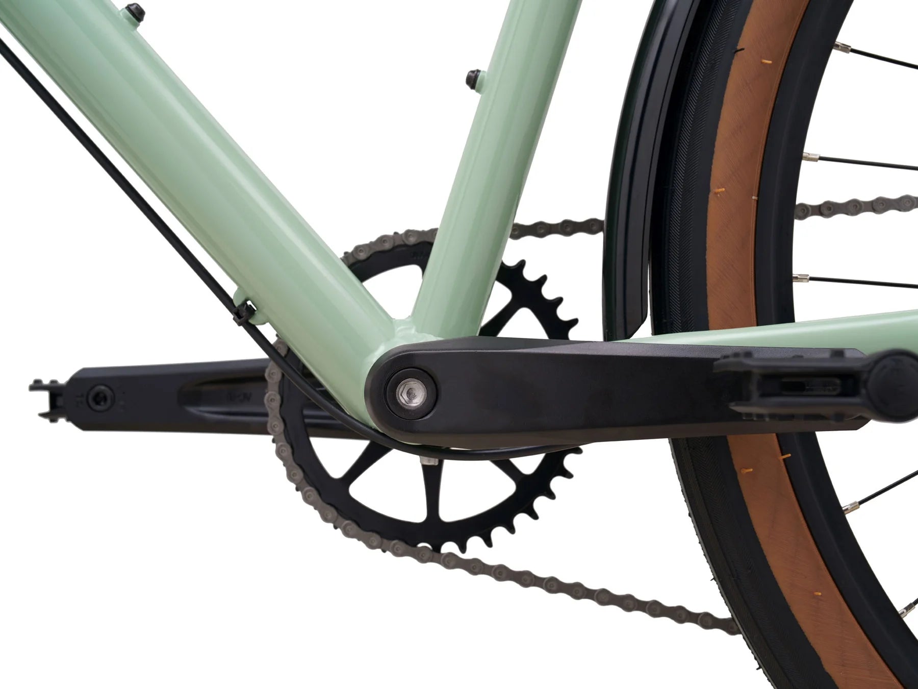 Kona 36e Dew DL Vert avec Shimano Cues & Tektro Gloss Jade avec décalcomanies Storm Blue (2025)
