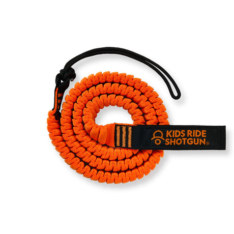 Kids Ride Shotgun MTB Tow Rope Corde de remorquage 1,7 - 3,3 m orange