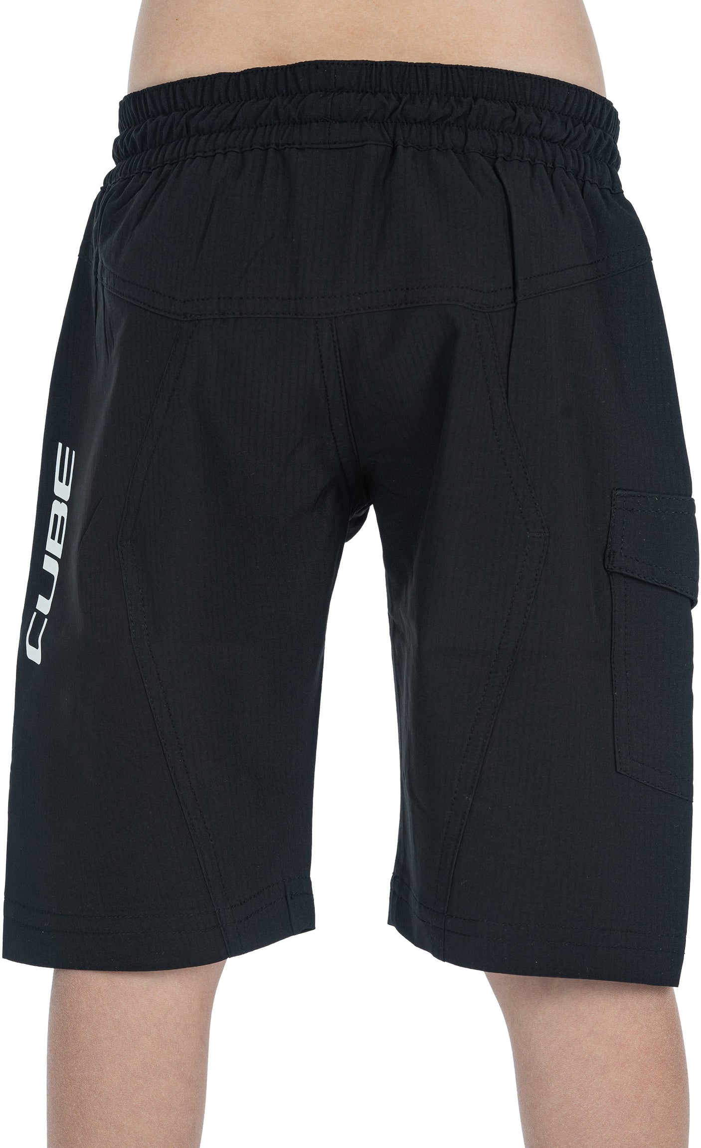 Short baggy CUBE TEAMLINE ROOKIE noir et blanc