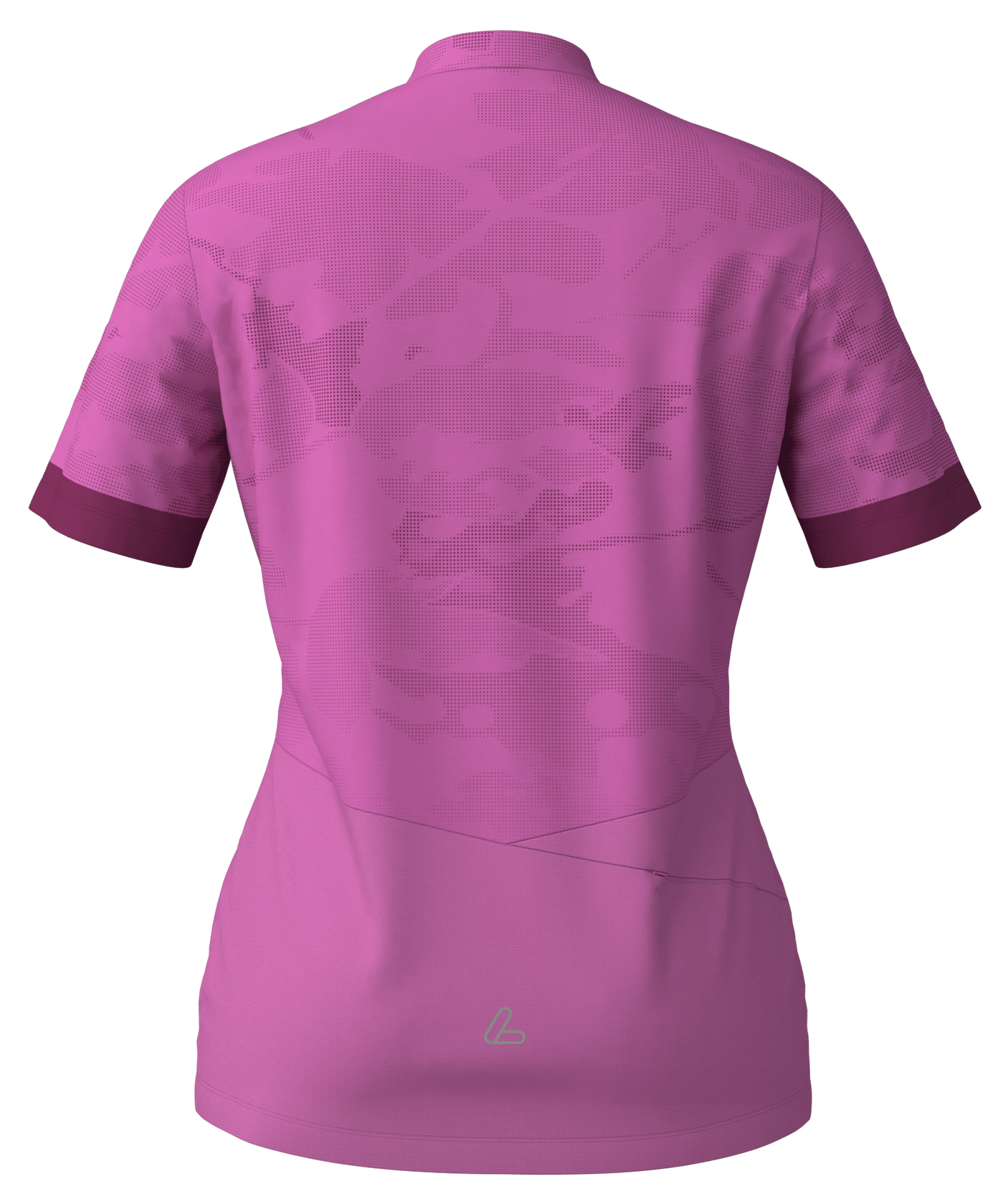 Löffler W Maillot Vélo Manches Courtes Illusion Rose