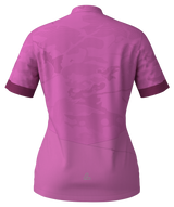Löffler W Maillot Vélo Manches Courtes Illusion Rose