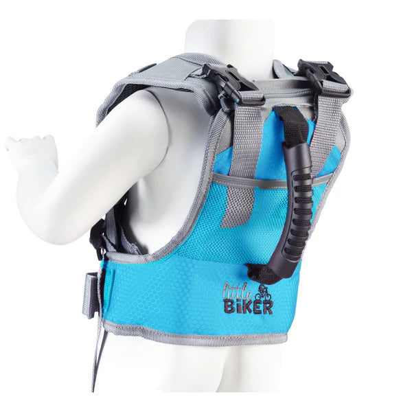 little Biker gilet d'apprentissage vélo Soft Blue